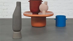Виниловая плитка Shlifovannyy Beton Seryy Amcl40140 